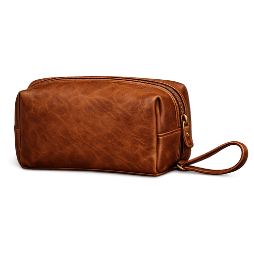+FREE Heritage Leather Dopp Kit
